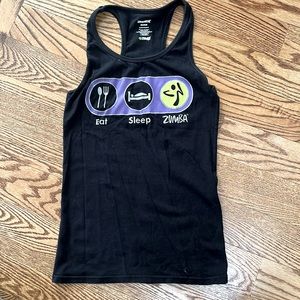Zumba Instructor Eat Sleep Zumba tank.  Rare find! Size Medium